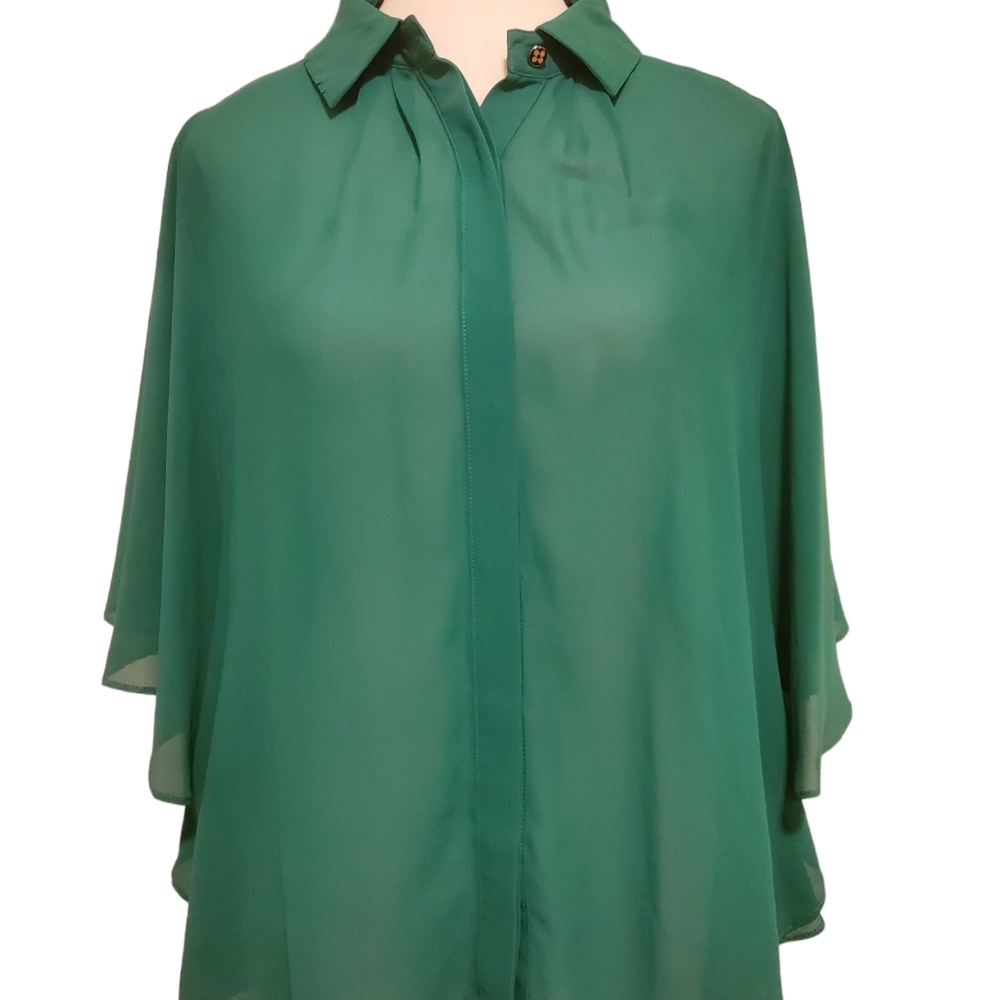 Ladies Emerald Green Blouse